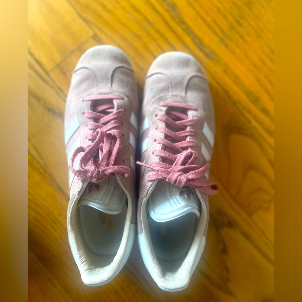 Blush Adidas Gazelles